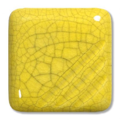 TerraColor Yellow Crackle Earthenware Brush On Glaze FG1055