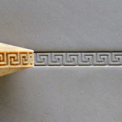 MKM Finger Roller Square Greek Key