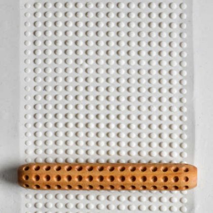 MKM Dots Wooden Hand Roller HR-58