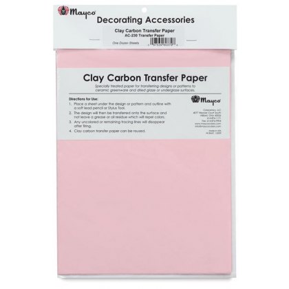 Clay Carbon Transfer Paper
