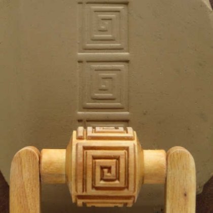 MKM Roller 3cm Square Spiral RM-001