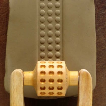 MKM Roller 3cm Dot Rows RM-010