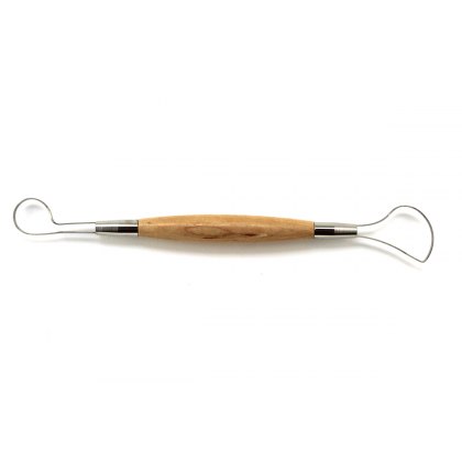 Double Ended Squashed Circle Loop Pottery Tool S20