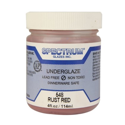 Spectrum Rust Red Underglaze