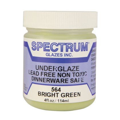 Spectrum Bright Green Underglaze