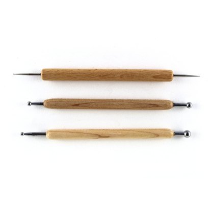Wooden Double Ended Ball Tools