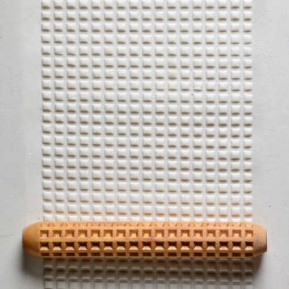 MKM Waffle Wooden Hand Roller HR-67