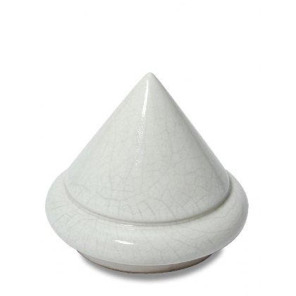 Snow White Crackle Earthenware Powdered Glaze
