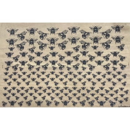 Bees Underglaze Transfer Sheet - Black Bees Underglaze Transfer Sheet - Black