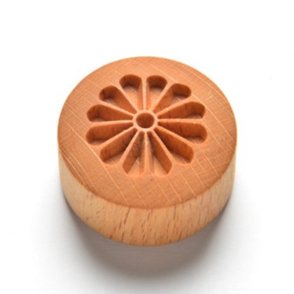 Curve Top Round Flower MKM Stamp