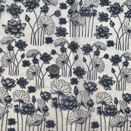 Lotus Flowers Underglaze Transfer Sheet
