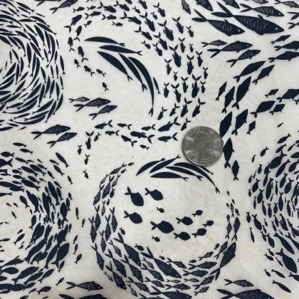 Fish School Underglaze Transfer Sheet