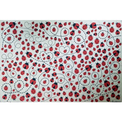 Lady Bugs Underglaze Transfer Sheet