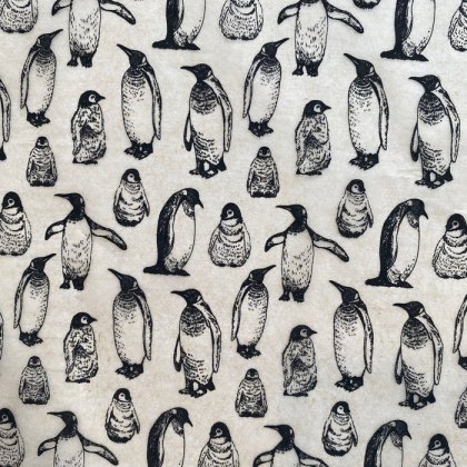 Penguins Underglaze Transfer Sheet