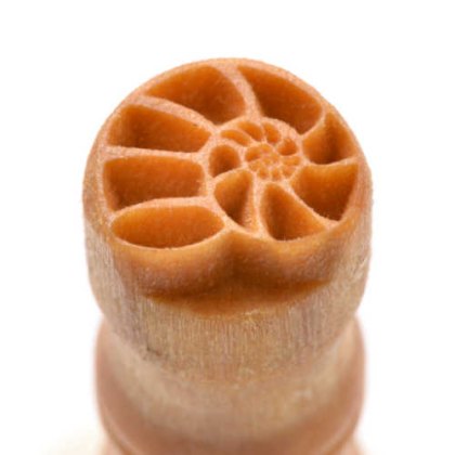 Small Debossed Nautilus MKM Stamp