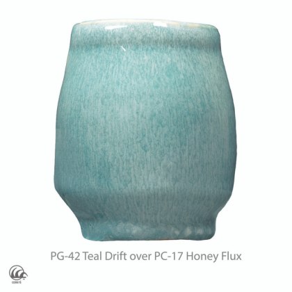Teal Drift Amaco Phase Glaze