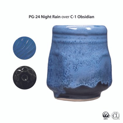 Night Rain Amaco Phase Glaze