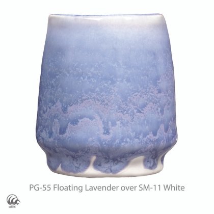 Floating Lavender Amaco Phase Glaze