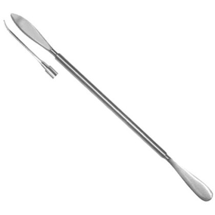 Metal Rounded and Serrated Modelling Tool