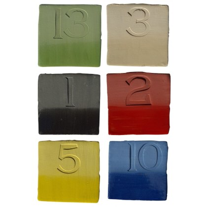 Bath Potters Decorating Slip Set Of Six Samples Bath Potters Decorating Slip Set Of Six Samples