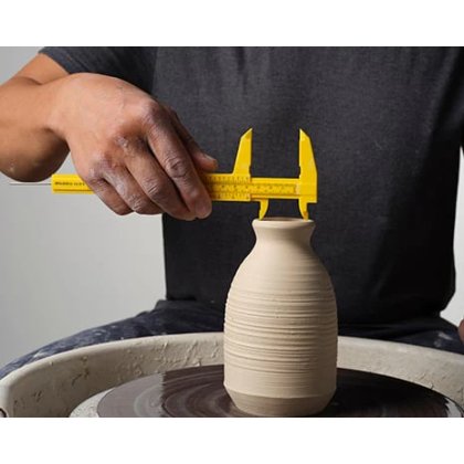 Xiem Potters Clay Gauge Caliper and Depth Measurement Tool