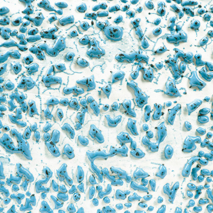 Speckled Teal Amaco Crawls Glaze Speckled Teal Amaco Crawls Glaze