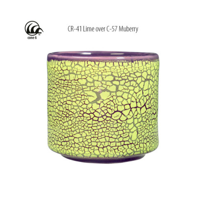 Lime Amaco Crawls Glaze Lime Amaco Crawls Glaze