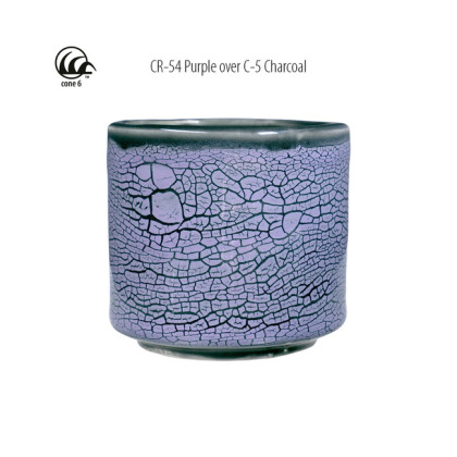 Purple Amaco Crawls Glaze Purple Amaco Crawls Glaze