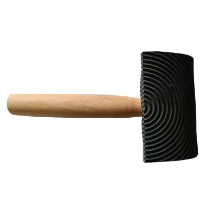 Textured Wood Effect Rubber Roller