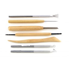 Modelling and Sgraffito Pottery Tools Set Of 7
