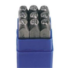 Metal Number Stamp Set