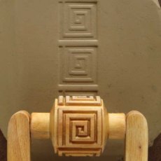 MKM Roller 3cm Square Spiral RM-001