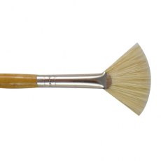 White Fan Brush 40mm