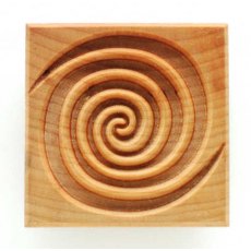 MKM Large Square Double Spiral Stamp SSL-002