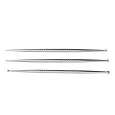 Double Ended Stainless Steel Ball End Tool Set Of 3