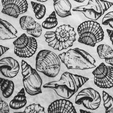 Shells Multi Underglaze Transfer Sheet - Black