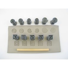 Spiral Stamps Set Of 11