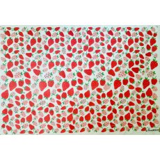 Strawberries Underglaze Transfer Sheet