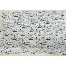 Sailboats Underglaze Transfer Sheet