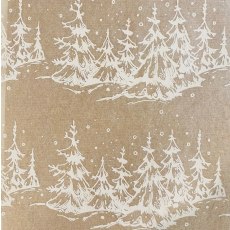 Snowy Trees Underglaze Transfer Sheet