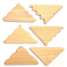 Wooden Form Shapers Set Of 6