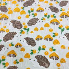 Hedgehogs and Shrooms Underglaze Transfer Sheet - Multi Coloured