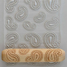MKM Paisley Party Wooden 12cm BIG Hand Roller BHR-026