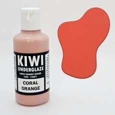 Coral Orange Underglaze Coral Orange Underglaze