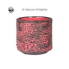 Black Amaco Crawls Glaze