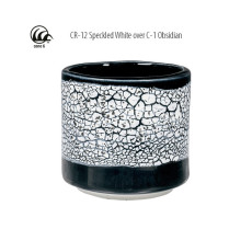 Speckled White Amaco Crawls Glaze