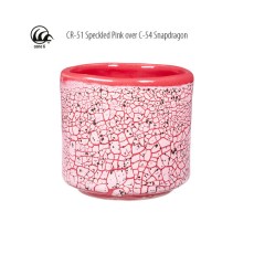 Speckled Pink Amaco Crawls Glaze