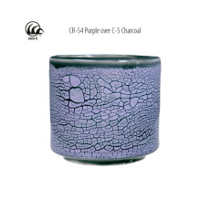 Purple Amaco Crawls Glaze