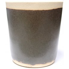 BPS Black Brown Stoneware Brush On Glaze
