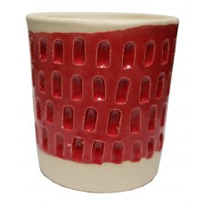 BPS Robben Island Red Stoneware Brush On Glaze